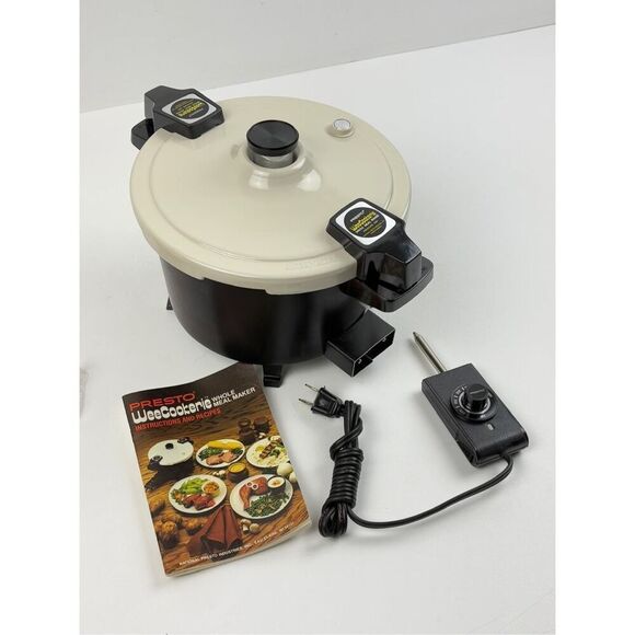 NOS Vintage Presto Wee Cookerie Whole Meal Maker Pressure Pan Cooker w/ Orig Box - Picture 2 of 9